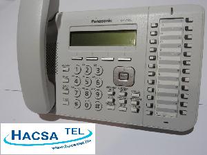 Panasonic KX-DT543X Digitális rendszertelefon fehér színben a KX-NS500/700, KX-TDA15/30, KX-TDA/TDE100/200/600, KX-NCP500/1000 alközpontokhoz